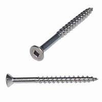 SQDSC10312S #10 X 3-1/2" Bugle Head, Square Drive, Deck Screw, 300 Series Stainless